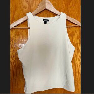 Body Contour High Compression High Neck Cropped Tank